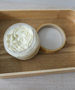 Création d'un baume chantilly de karité en duo